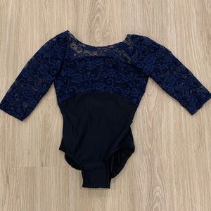 Luckyleo Lace Leotard, Small